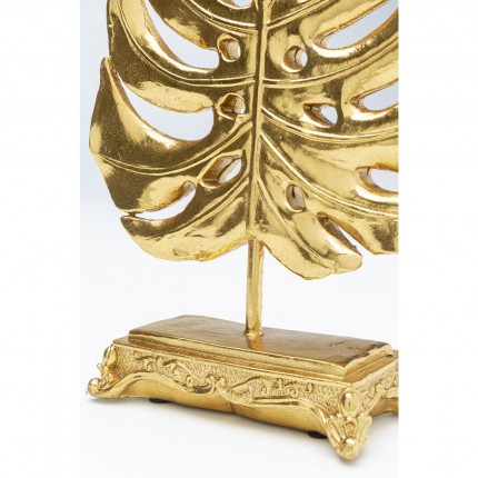 Déco feuille de Monstera dorée Kare Design