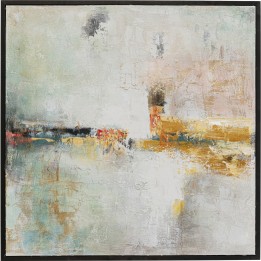 Tableau Frame Dust doré 120x120cm Kare Design