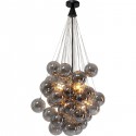 Suspension Snowballs chromé Ø50cm