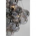Suspension Snowballs chromé Ø50cm