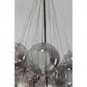 Suspension Snowballs chromé Ø50cm