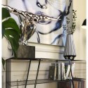 Vase noir et  blanc 44cm Kare Design