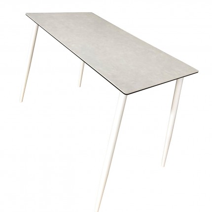 Table de bar Luca blanche 150x80cm Gescova