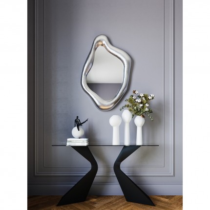 Miroir Hologram 119x76cm argenté Kare Design