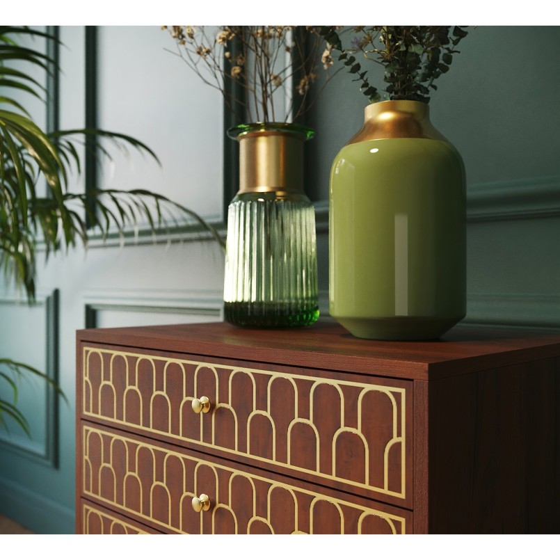 Vase Barfly vert 30cm Kare Design