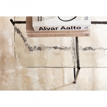 Table basse Ice noir 63x46cm Kare Design