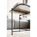 Table basse Ice noir 63x46cm Kare Design