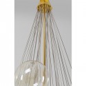 Suspension Snowballs ambre Ø50cm
