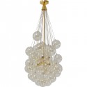 Suspension Snowballs ambre Ø50cm
