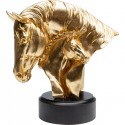 Déco cheval doré câlin 29cm Kare Design