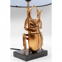 Lampe de table Animal scarabée doré 42cm Kare Design