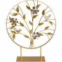 Déco oiseaux chantant dorés 38cm Kare Design