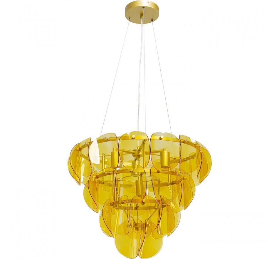 Suspension Mariposa Three Circle dorée 60cm Kare Design
