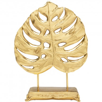 Déco Monstera feuille doré 36cm Kare Design