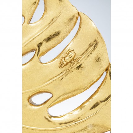 Déco Monstera feuille doré 36cm Kare Design