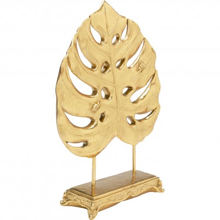 Déco Monstera feuille doré 36cm Kare Design