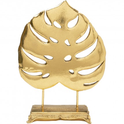 Déco Monstera feuille doré 36cm Kare Design