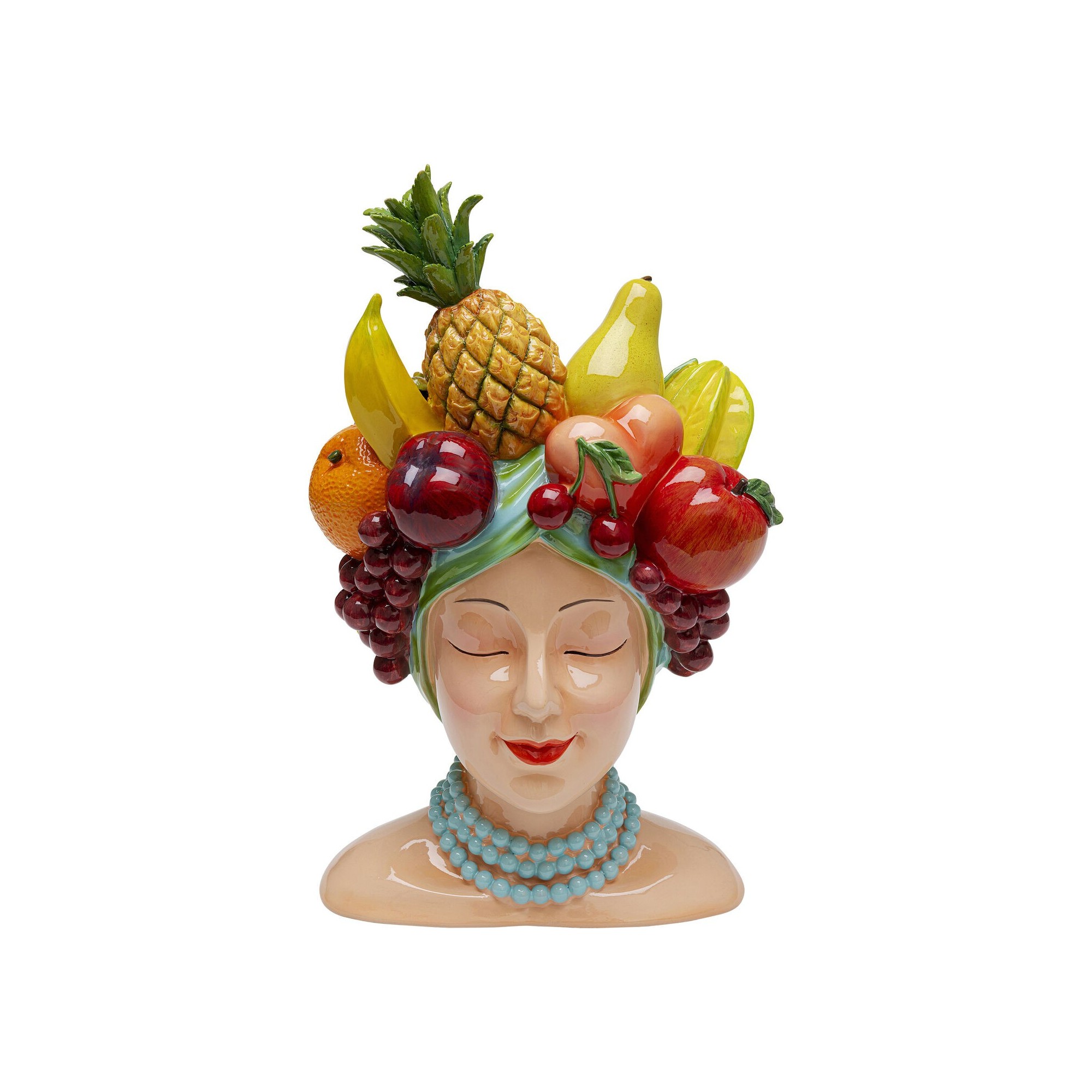 Vase femme fruits 37cm Kare Design