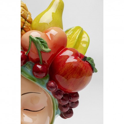 Vase femme fruits 37cm Kare Design