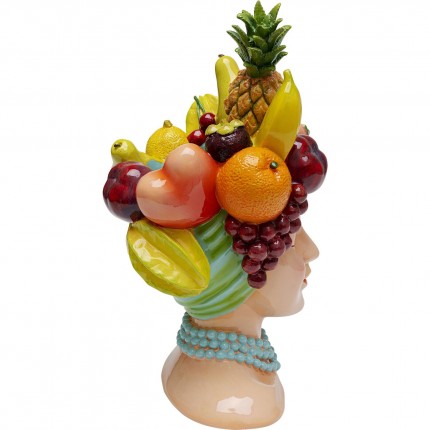 Vase femme fruits 37cm Kare Design