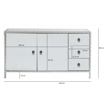 Buffet Rivet Kare Design