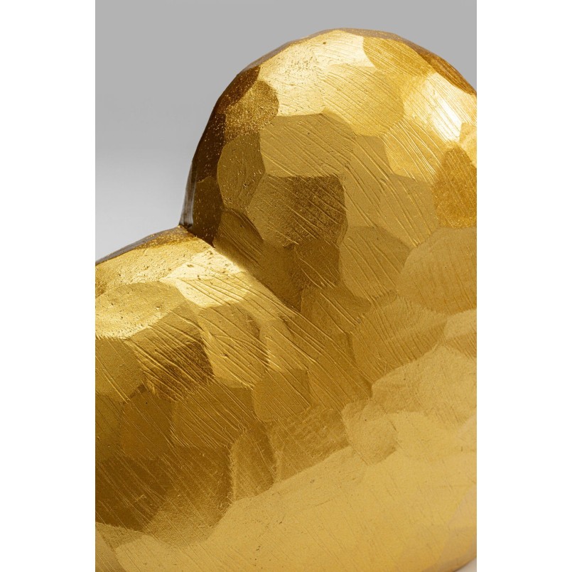 Déco cœur doré 14cm Kare Design