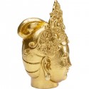 Déco tête déesse doré 39cm Kare Design