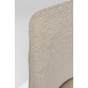 Chaise avec accoudoirs Modino crème Kare Design
