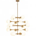 Suspension Bulb Fiction 20 laiton 102cm Kare Design
