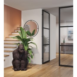 Deco Figurine Monkey Gorilla Front XXL Kare Design