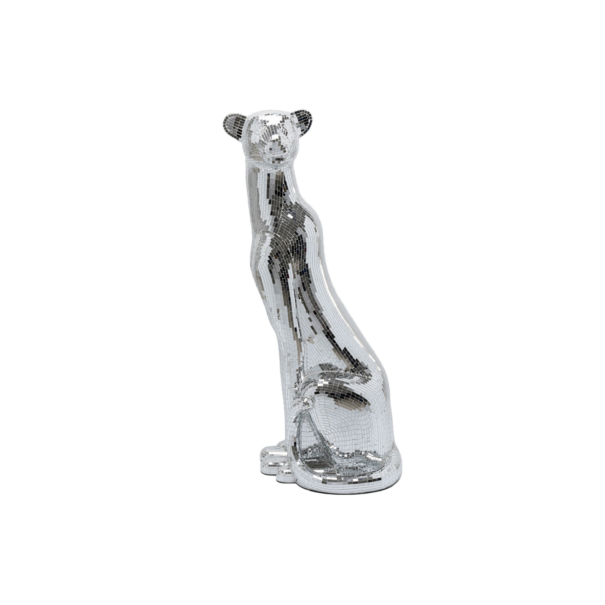 Deco Figurine Mosaic Welcome Panther Right XL Kare Design