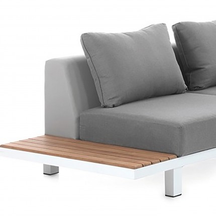 Outdoor Set Hawai white and grey Gescova