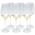 Verres à vin blanc Gobi set de 6 Kare Design