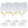 Verres à vin blanc Gobi set de 6 Kare Design