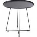 Table d'appoint Turin noire Kare Design