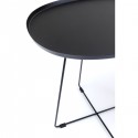 Table d'appoint Turin noire Kare Design