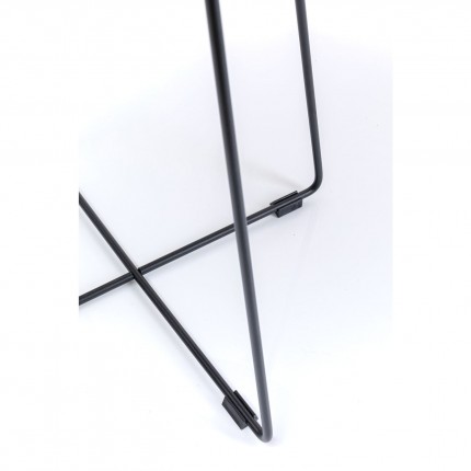 Table d'appoint Turin noire Kare Design