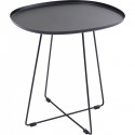 Table d'appoint Turin noire Kare Design