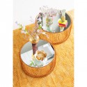 Tables basses Wire cuivre 2/set Kare Design