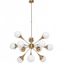 Suspension Bulb Fiction 12 globes dorée Kare Design