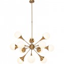 Suspension Bulb Fiction 12 globes dorée Kare Design