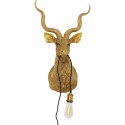 Applique murale antilope dorée Kare Design