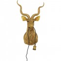 Applique murale antilope dorée Kare Design