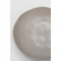 Assiettes creuses Organic grises 20cm set de 4 Kare Design