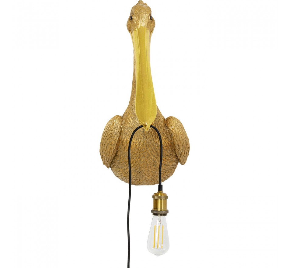 Applique murale Spatule d'Afrique dorée Kare Design