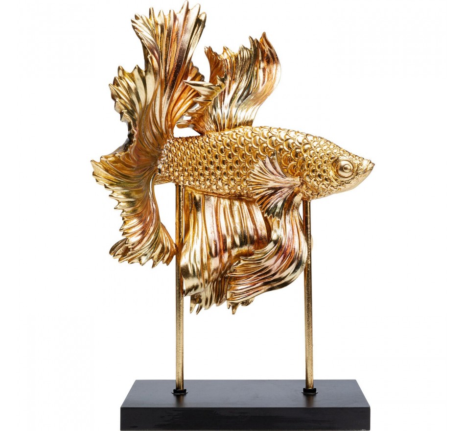 Déco poisson combattant doré 49cm Kare Design