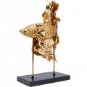 Déco poisson combattant doré 49cm Kare Design