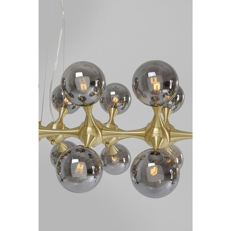 Suspension Atomic Balls laiton140cm Kare Design