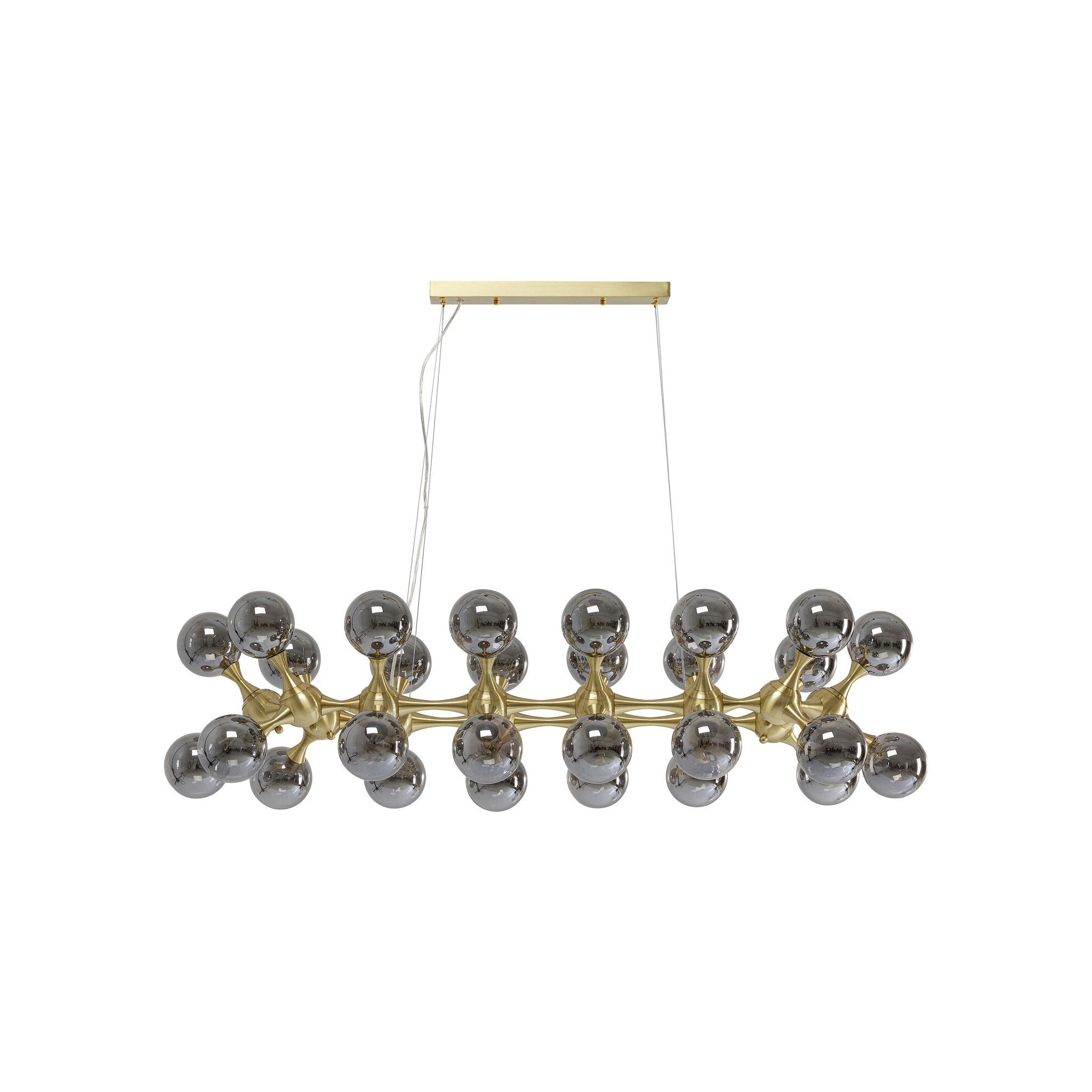 Suspension Atomic Balls laiton140cm Kare Design