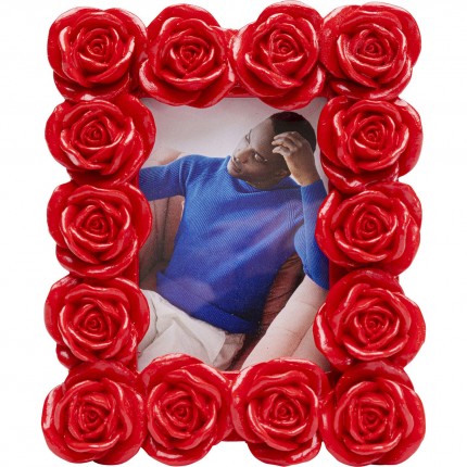 Cadre photo roses rouges 11x13cm Kare Design